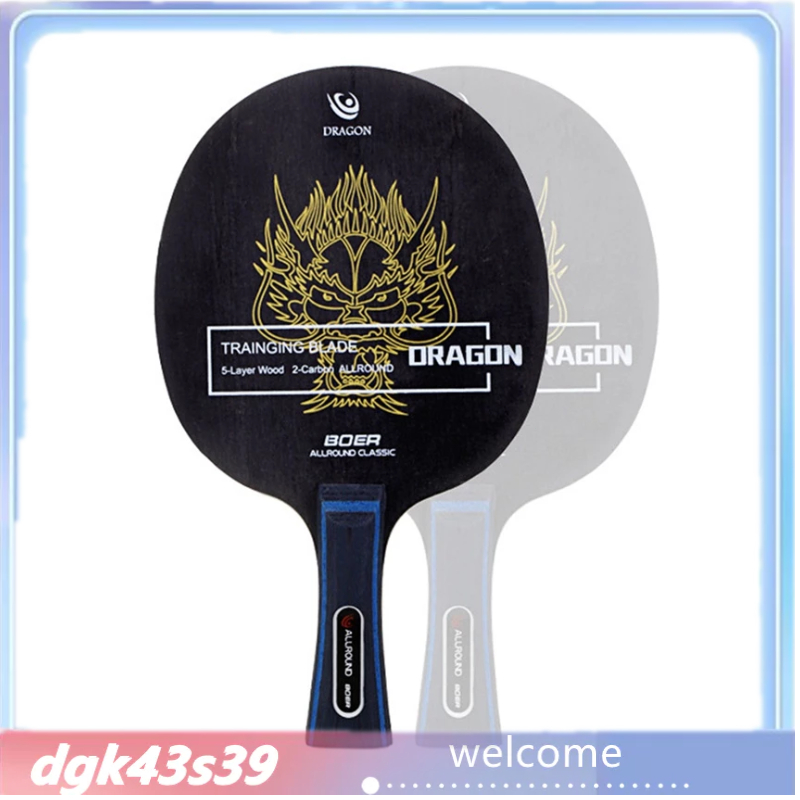 BOER Ping Pong Racket 7 Ply Table Tennis Blade Arylate Carbon Fiber ...