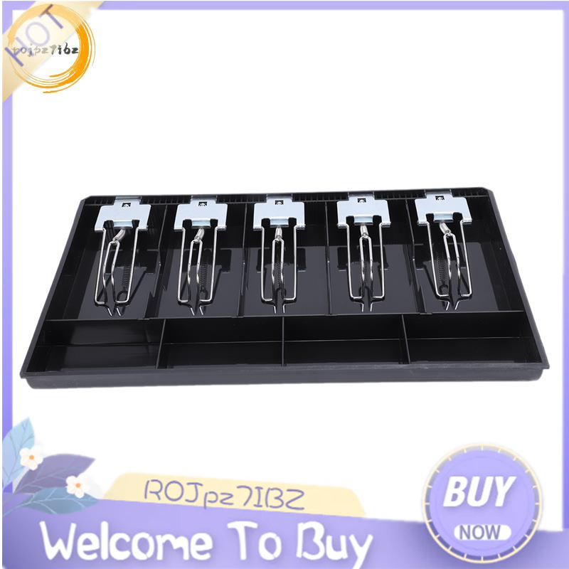 5-Grid Money Cash Coin Register Insert Tray Replacement Cashier Drawer ...