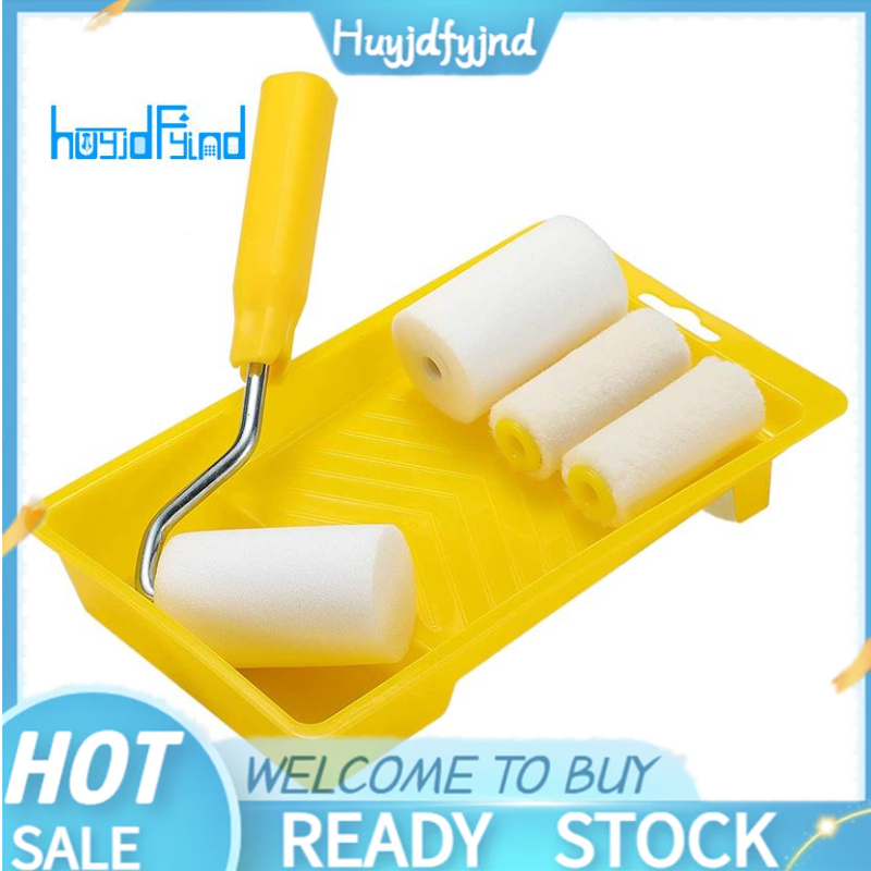 6Pcs Mini Foam Paint Roller Painting Decorating Kit 2 Inch Small Paint