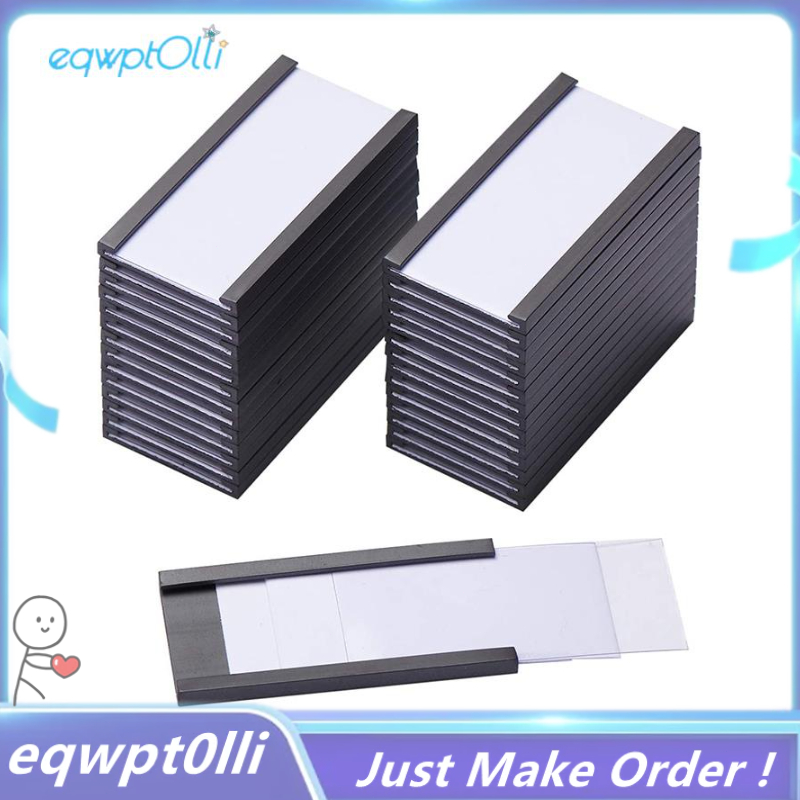 50Pcs Label Holders with Data Card Holders with Clear