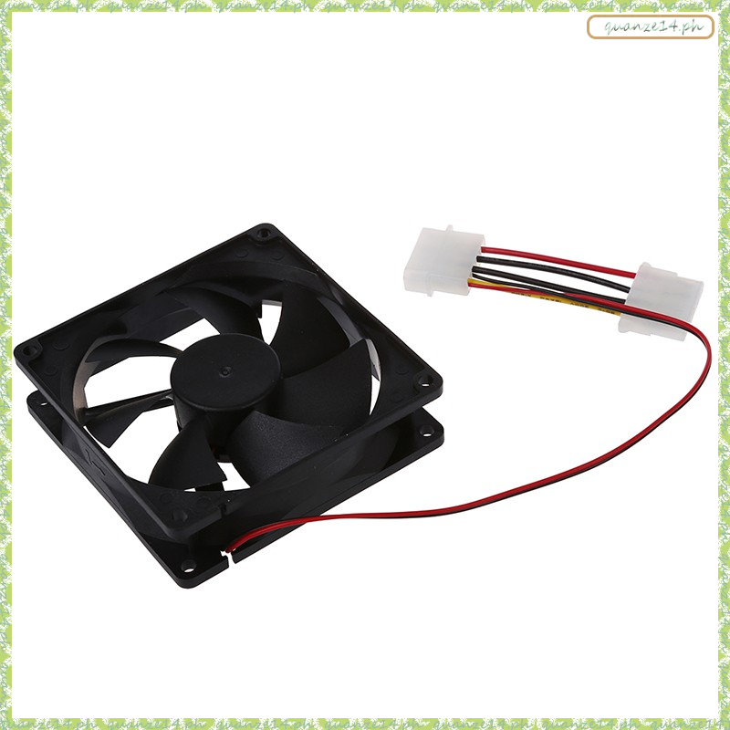 DC 12V 4 Pin Black Plastic PC Cooling Fan 90mm x 25mm | Shopee Philippines