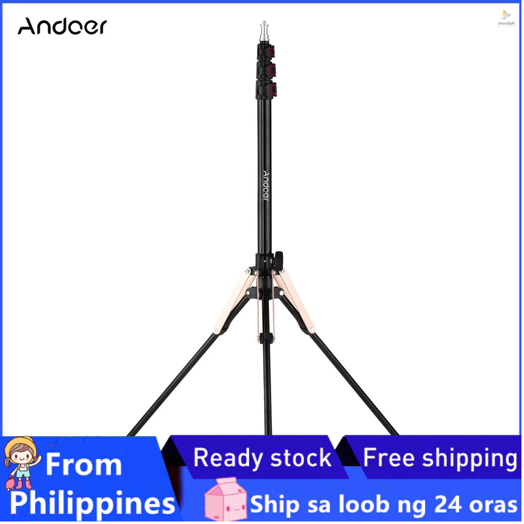  Musl Andoer 190cm 74 8 Inch Portable Aluminum Alloy Photography Light 