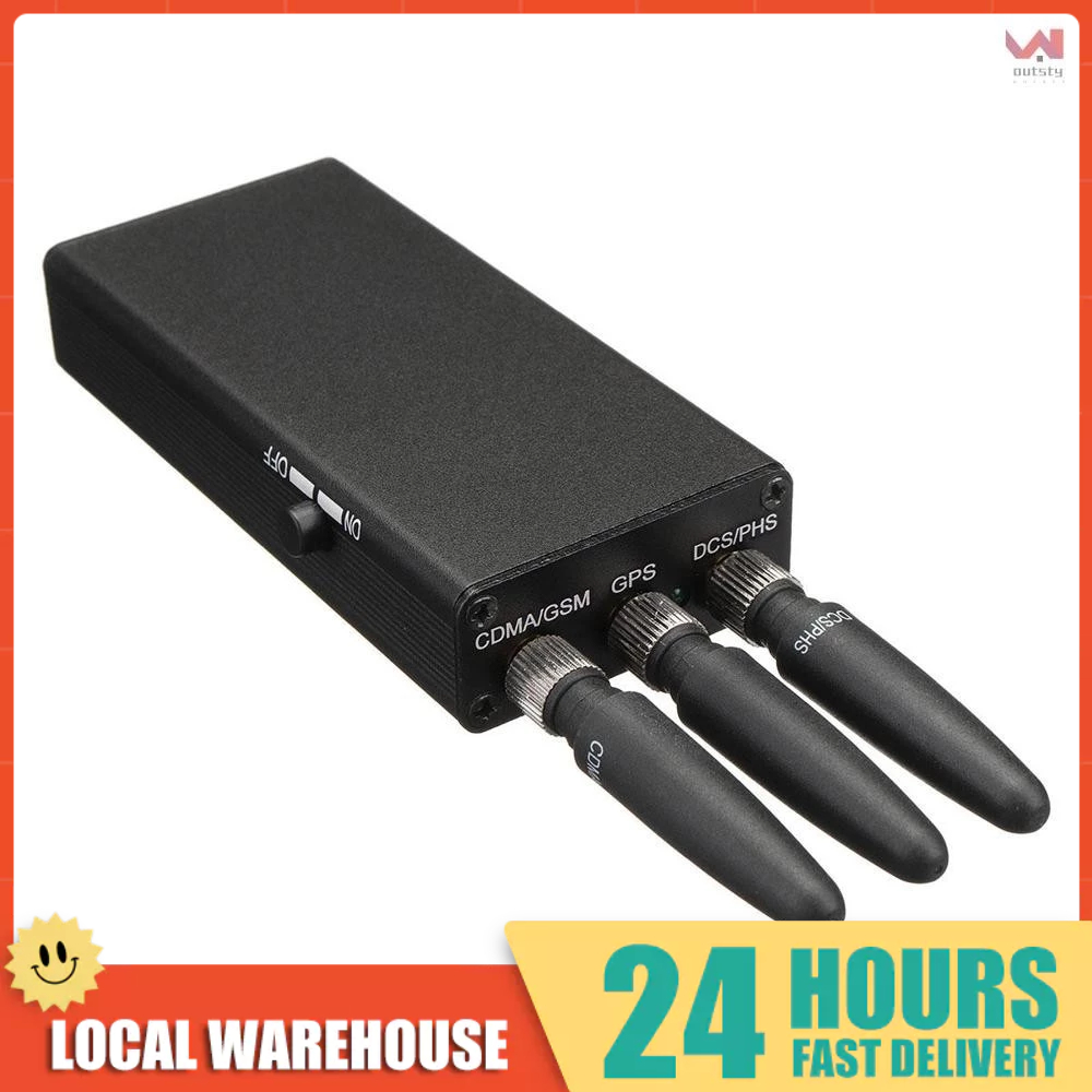 Handheld Lightweight Portable Car Blockers Threechannel Positioning Jammer GPS Signal