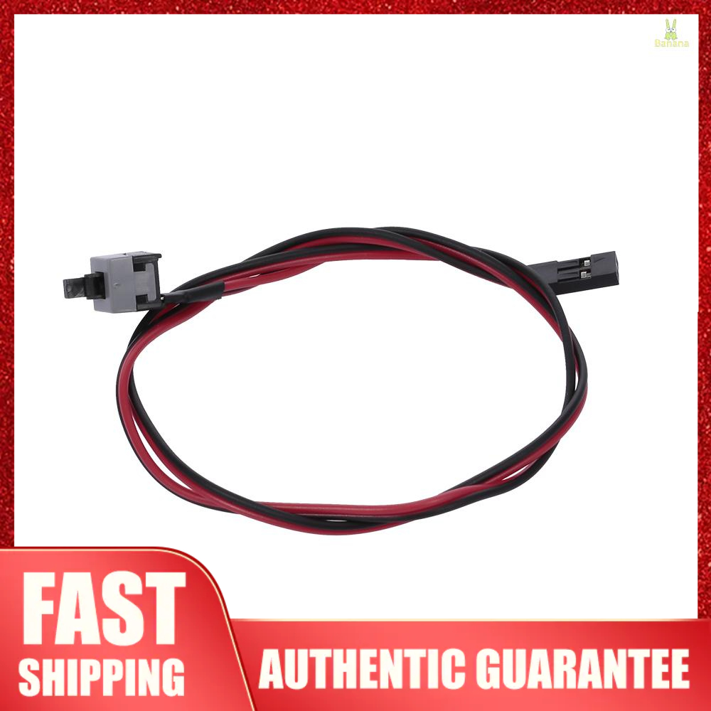 (Ready stock)PC Power Cable 48cm 2 Pin SW Cable On/Off/Reset Push ...