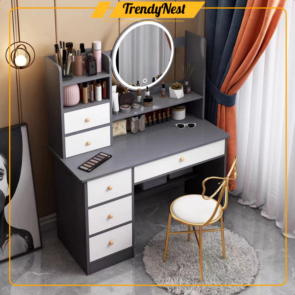 Good European-style dressing table Simple Modern Dresser Household ...