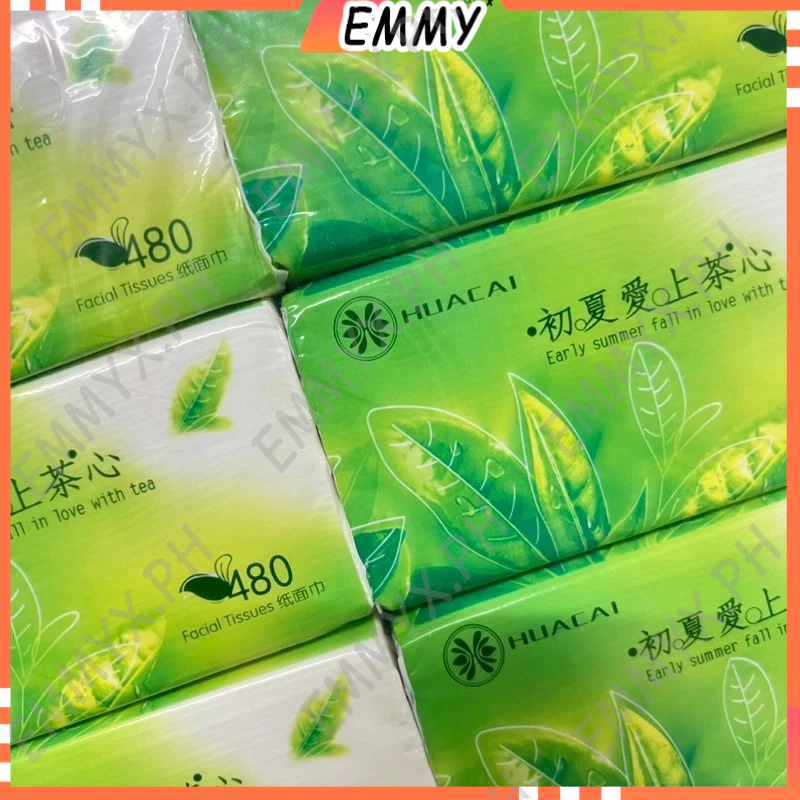 8pack GreenTea Tissue 0.85kg 4ply(480 sheets x 8 Packs) Organic green ...