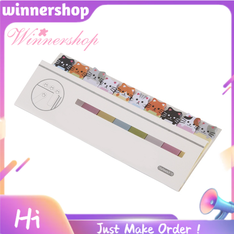 Memo Sticker Cartoon Animal Sticker Memo Bookmark Marker Tab Flags ...