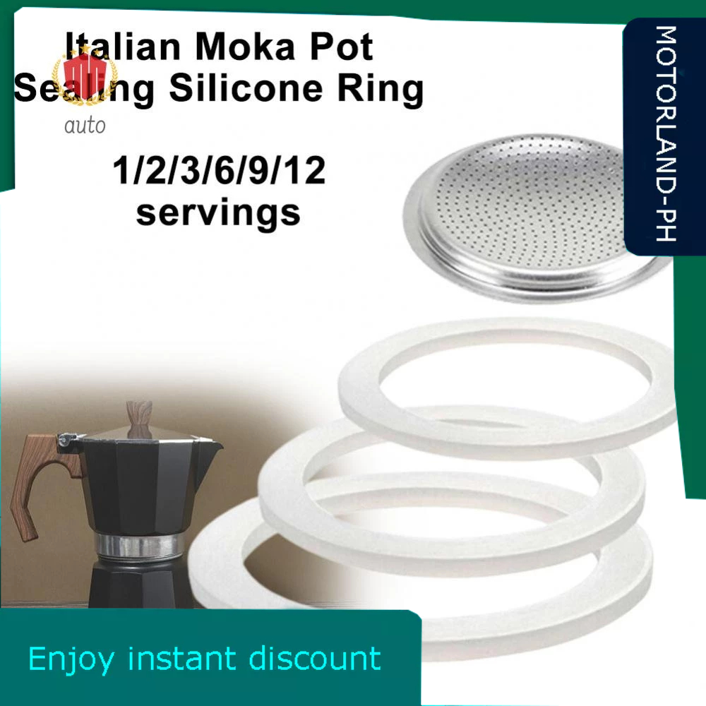 Replacement Gasket Seal for Coffee Espresso Moka Stove Pot Top Silicone