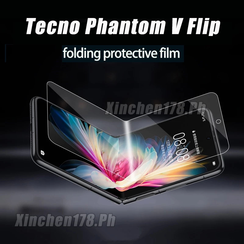 5~3pieces Flexible Hydrogel Film for Tecno Phantom V Flip Flip2 V Flip 5G  Mobile Phone HD Clear Front Soft Full Cover Screen Protector