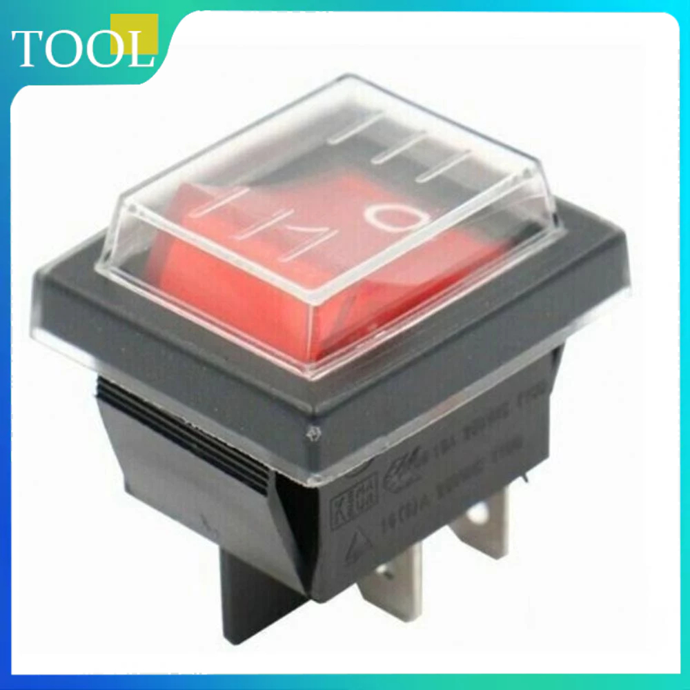 ⭐knowwhy.ph⭐ Waterproof Rocker Switch with Light and Weather Cap 2P 16A ...