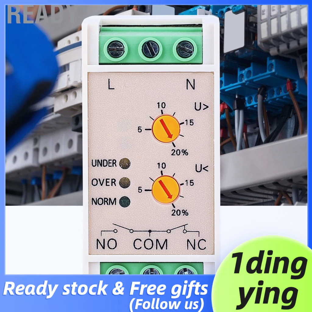 Ready Relay Undervoltage/overvoltage Range 1Phase Power Monitoring ...