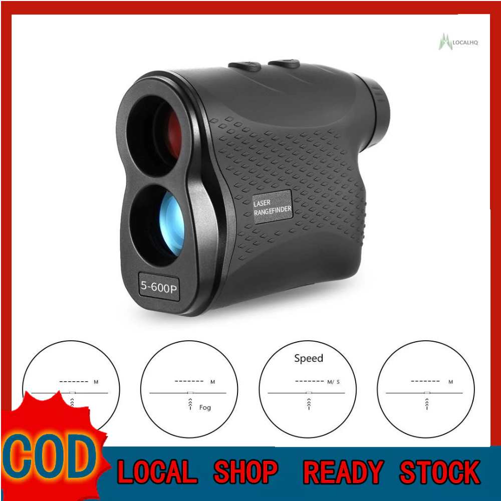 Télémètre Laser 600m Pour Chasse/Golf – Mesure Distance, Vitesse, Angle, étanche IP54
