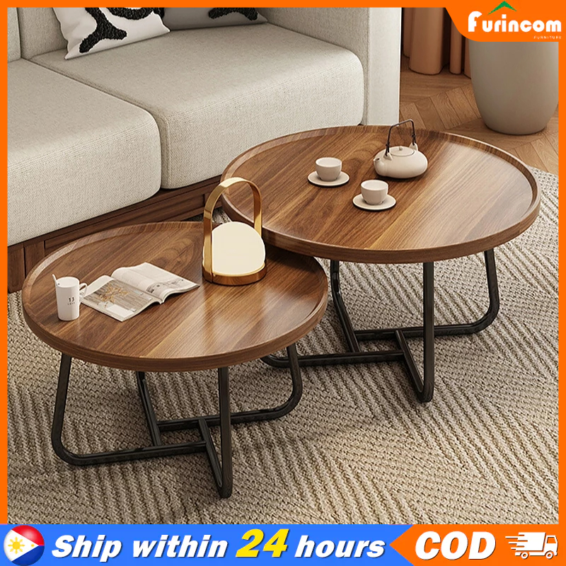 Nordic style coffee table Simple modern creative small apartment living ...