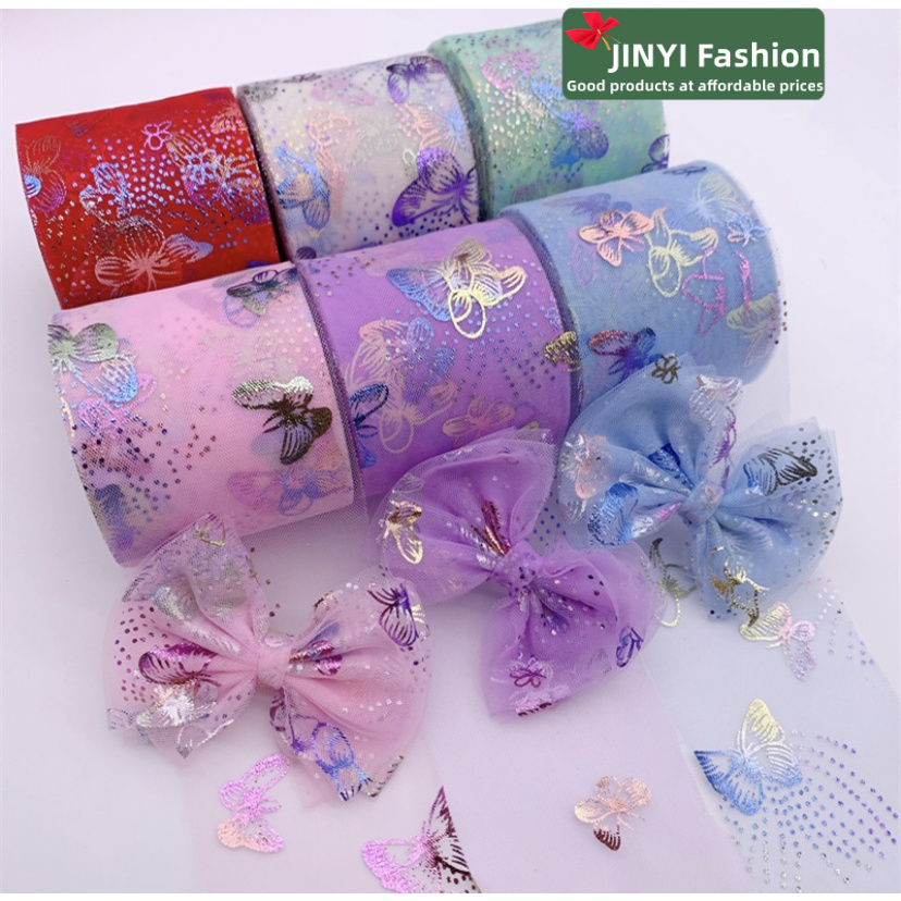 Symphony popular butterfly net yarn ~ (6cm*2Meters) wedding party ...