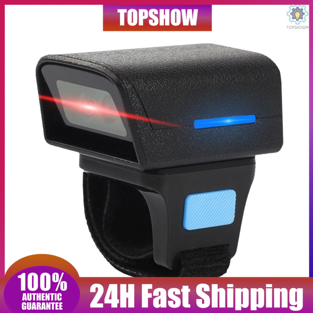 TOP Wearable Ring Type Barcode Scanner USB Wired+2.4G+BT Three-mode ...