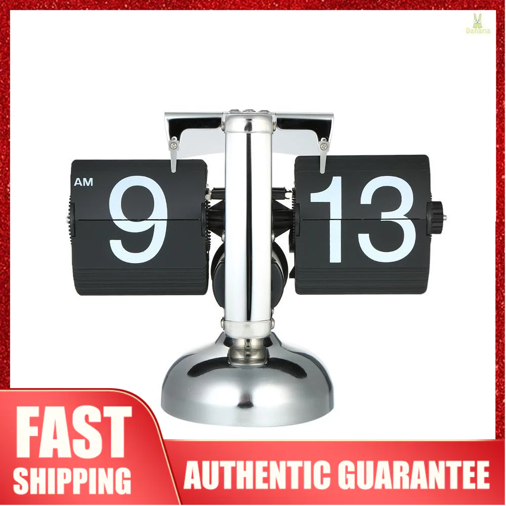 Small Scale Table Clock Flip Over Clock Stainless Steel Flip Internal ...