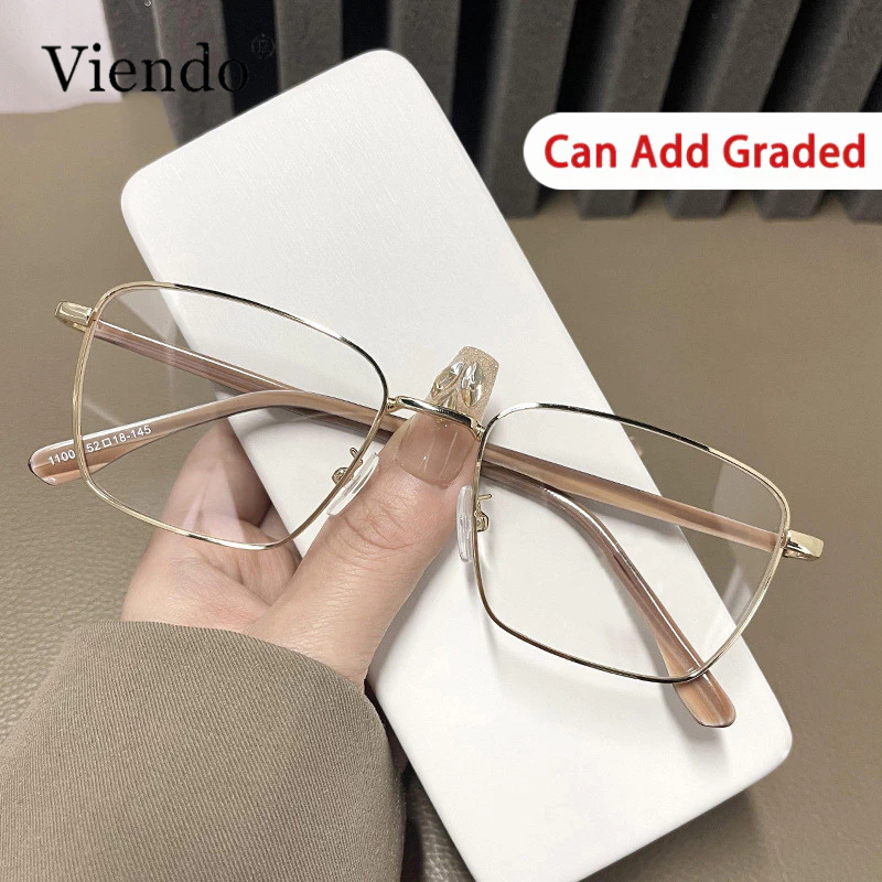 VIENDO Graded Photochromic Anti Radiation Computer Glasses With Grade ...