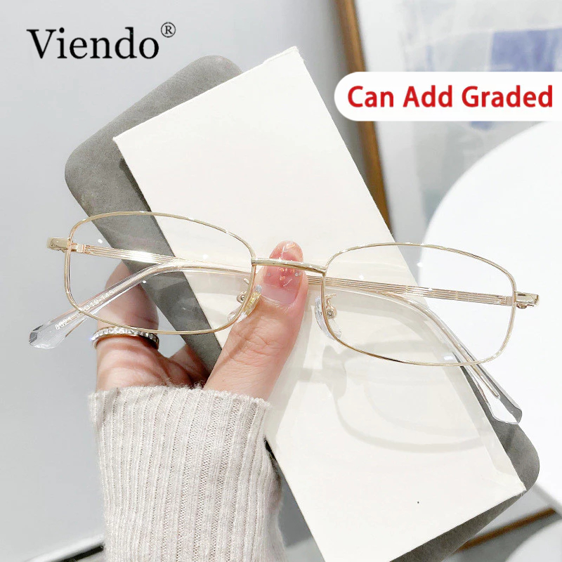 VIENDO Photochromic Anti Radiation Computer Glasses With Grade Men ...
