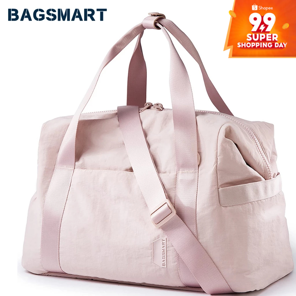 BAGSMART BGym Bag for Women, Carry on Weekender Overnight Bag, Travel