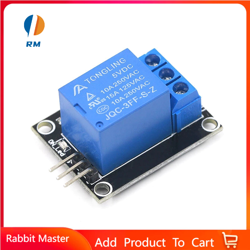 KY-019 5V One 1 Channel Relay Module Board Shield For PIC AVR DSP ARM ...