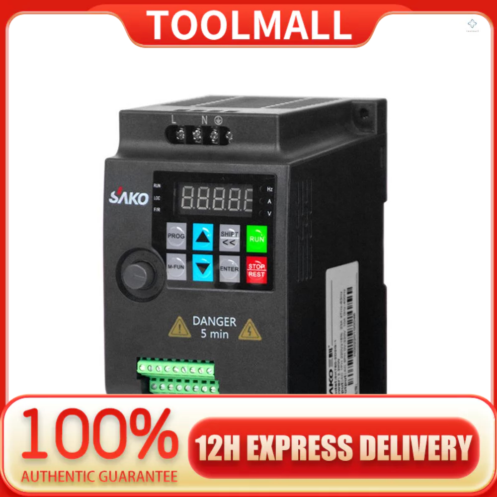TMP Single Phase AC220V Vector Inverter VFD Variable Frequency ...
