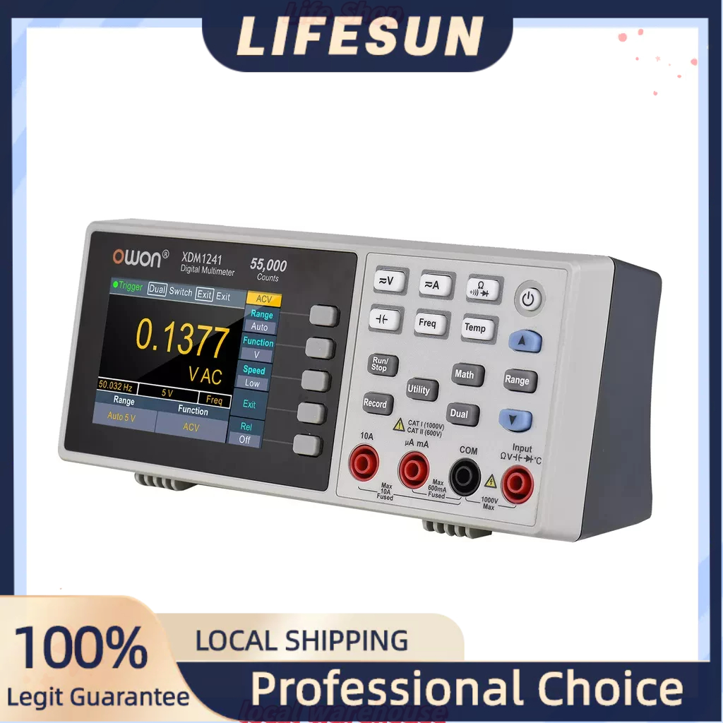 [COD&Ready] Owon XDM1241 Mini Desktop Digital Multimeter Rechargeable ...