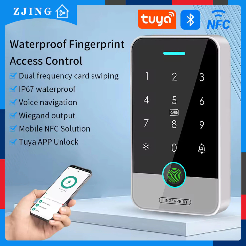 IP67 Access Control Door system Tuya RFID 13.56Mhz NFC Bluetooth ...