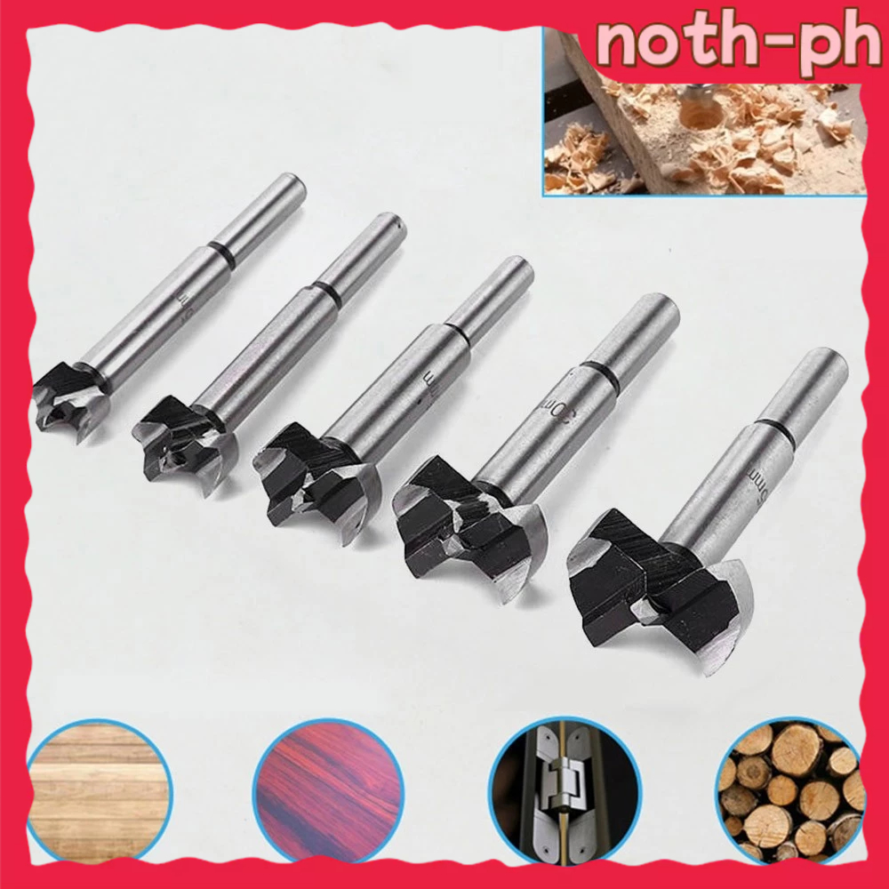 ⭐ BIG DISCOUNTS⭐ 5 Size Forstner Wood Drill Bits Hole Saw Cutter Hand ...