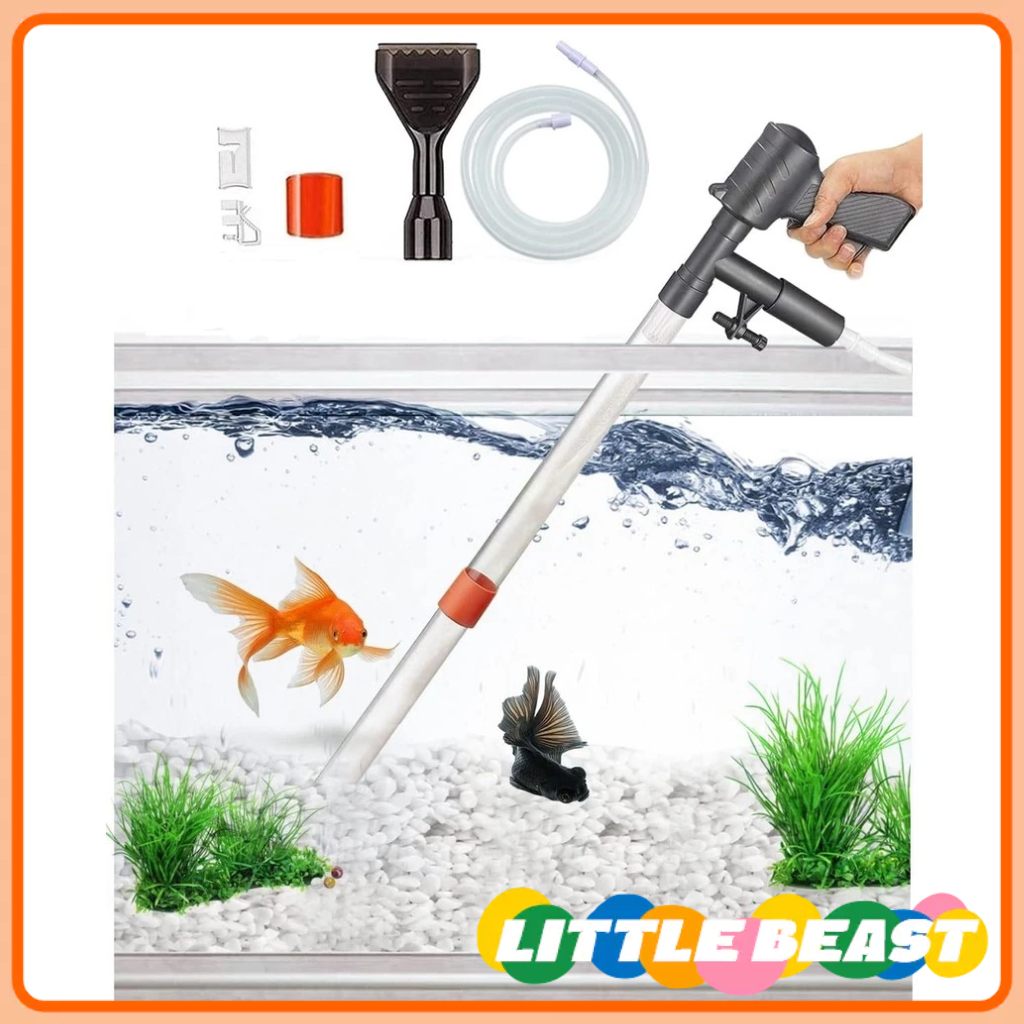 Fresh Look at Complete Aquarium Cleaning Kit Siphon Vacuum Gravel Cleaner For Sand