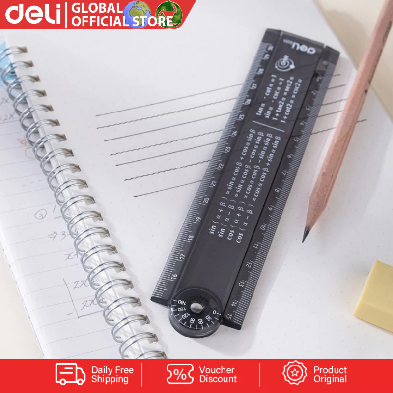 Deli EG01102 15-30cm Folding Ruler | Shopee Philippines
