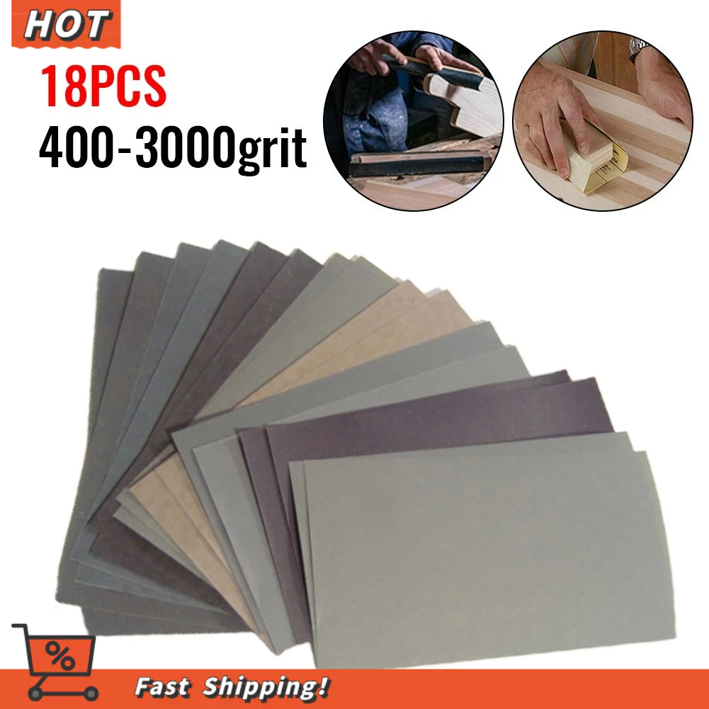【ASIA】 400,600,800,1000,1200,1500,,2500,3000 Grit Sandpaper Wet / Dry ...