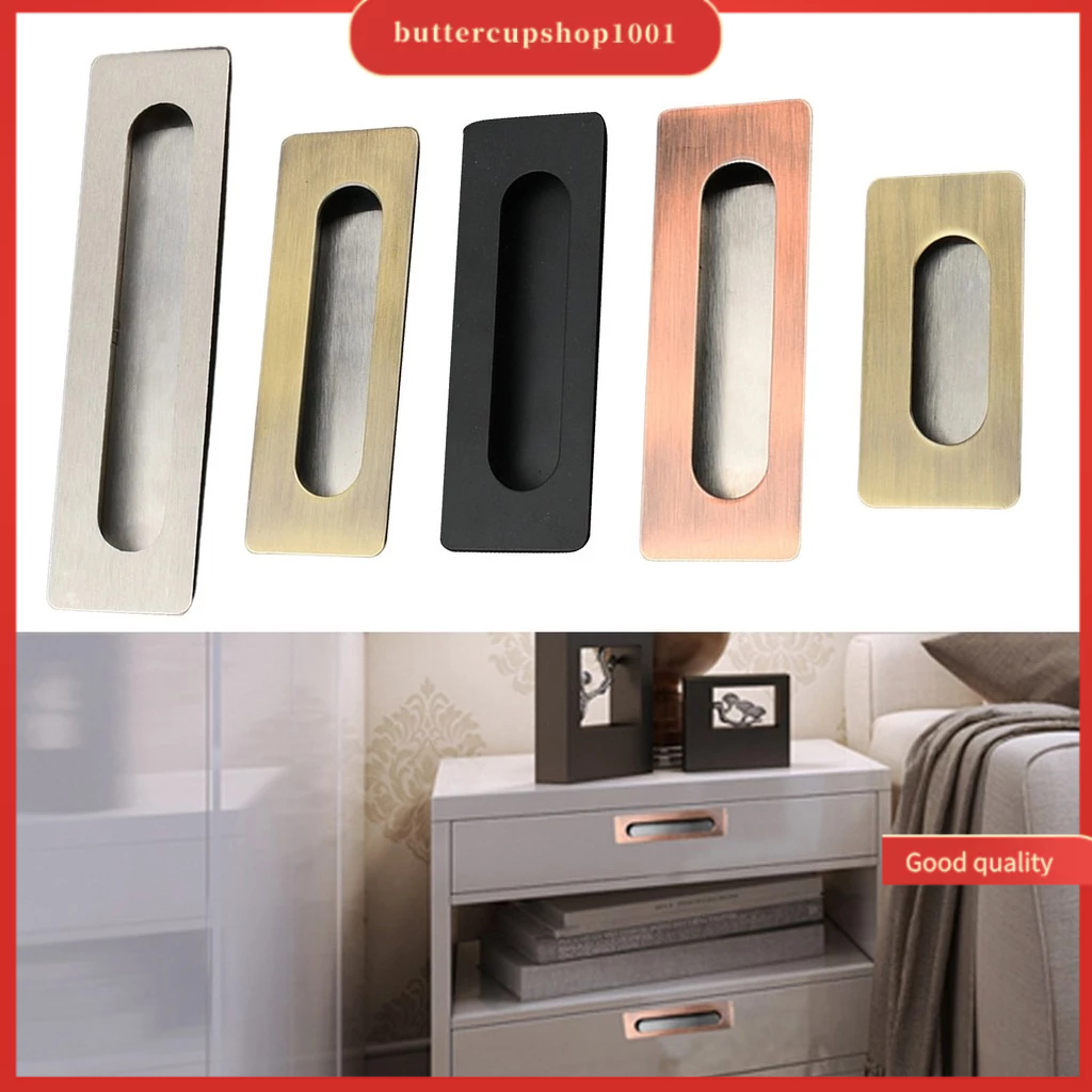 BUOP ️Slotted recessed handle cabinet closet cabinet door invisible ...
