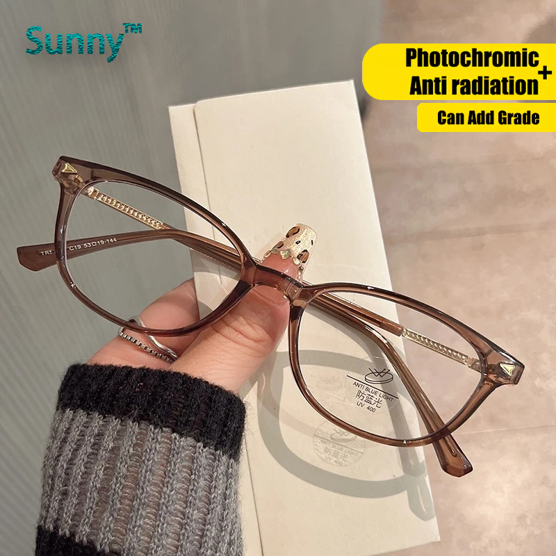 Graded Photochromic Anti Radiation Computer Glasses With Grade Men ...