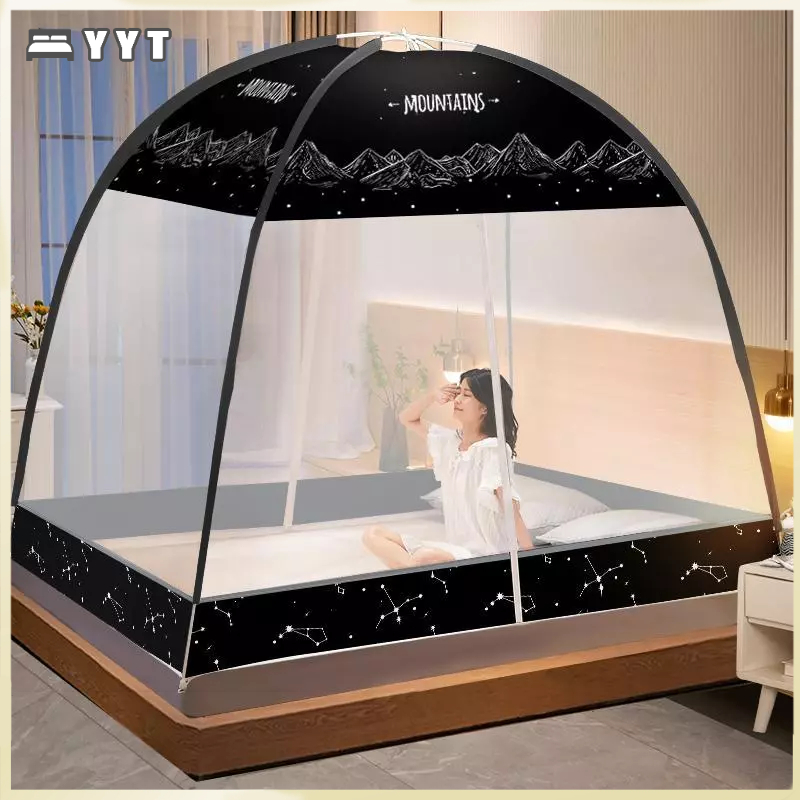 YYT Dual Door Mosquito Net Single/Queen/King Size Easy installation ...