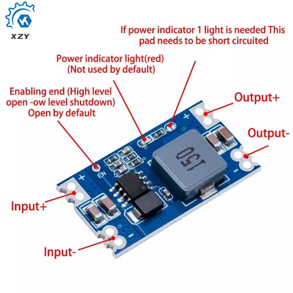 High Efficiency Output 3.3V 5V 9V 12V 5A Mini560 PRO Step Down DC-DC ...