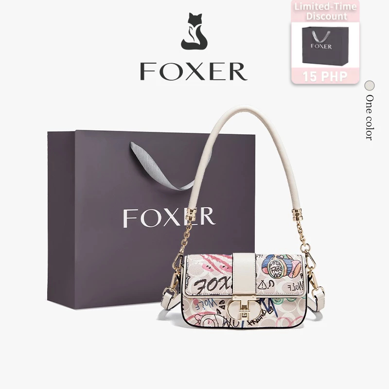 FOXER Sling Bag For Woman Underarm Bag Tote Bag Fashion Crossbody Bag ...