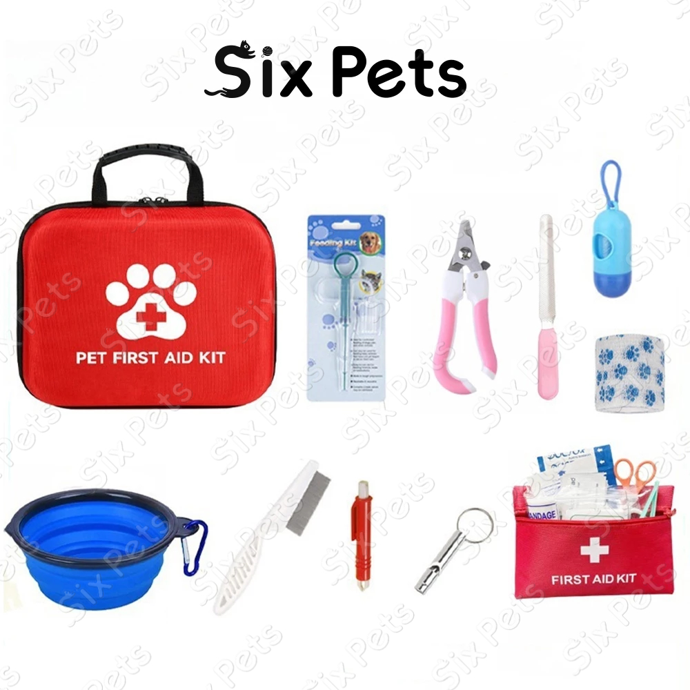 Pet First Aid Kit Portable Cat and Dog Medical Rescue Kit Pet Emergency ...