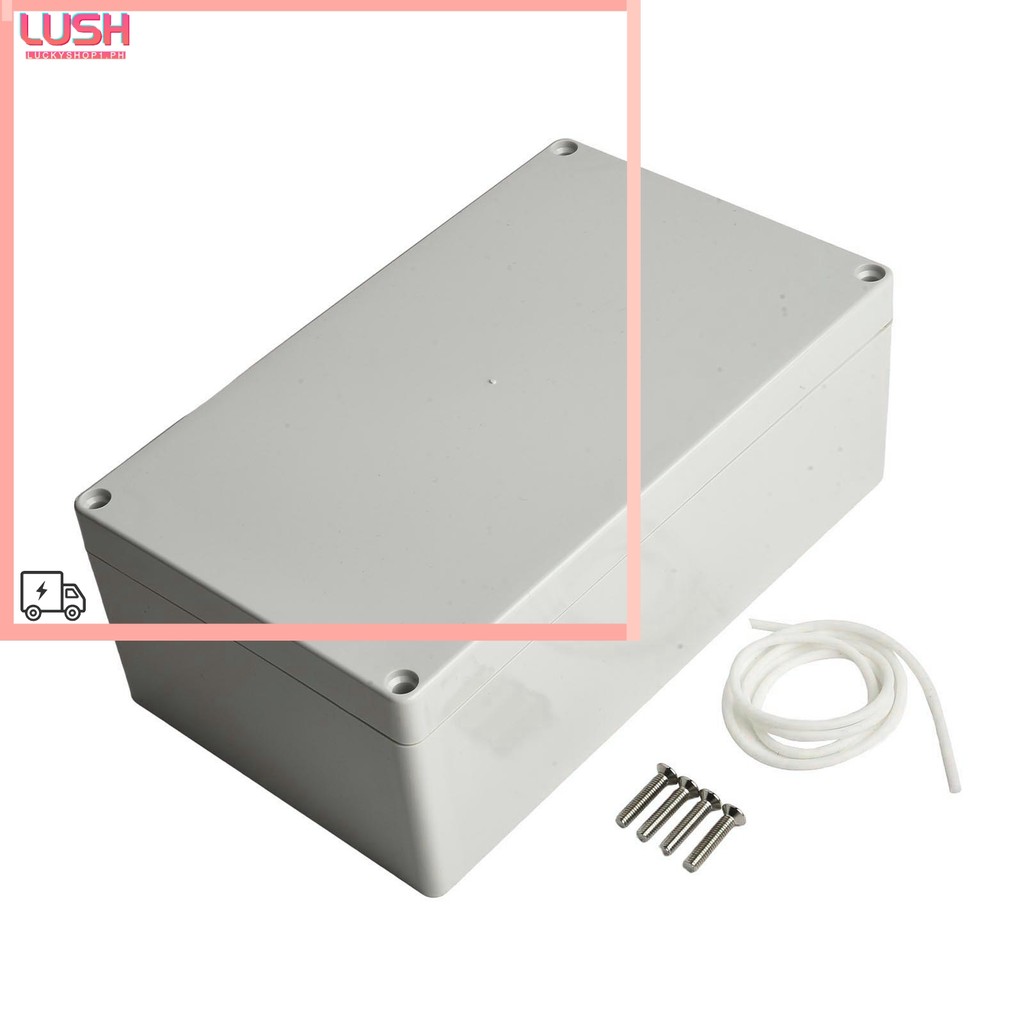 [LUSH] ABS White Plastic Electronics Project Box Waterproof Junction ...