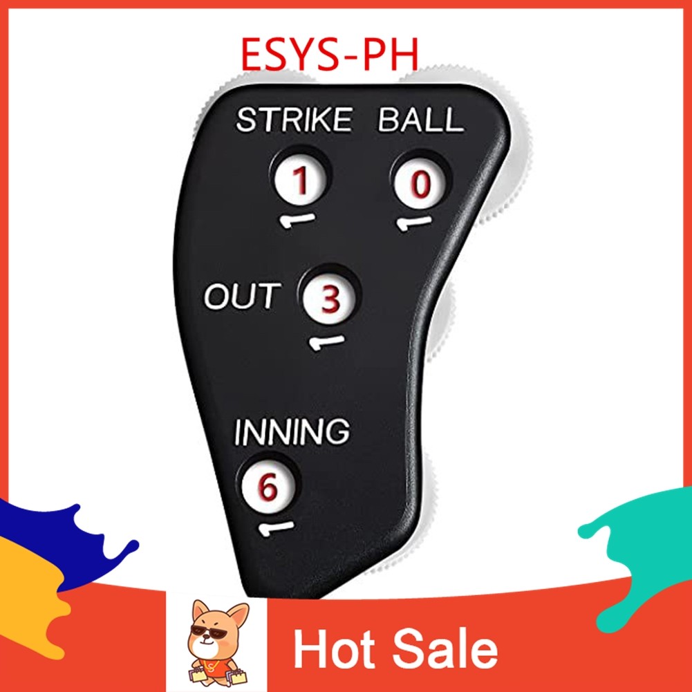 4 Wheel Baseball Umpire Indicator Umpire Clicker Strike Clicker for ...