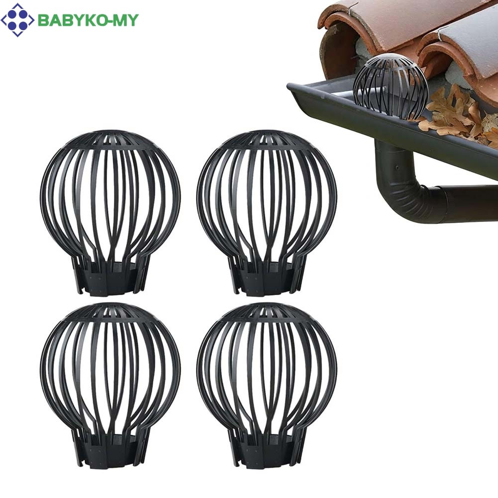 4 PCS Gutter Guards Prevent Leaves Debris And Mud From Clogging The ...
