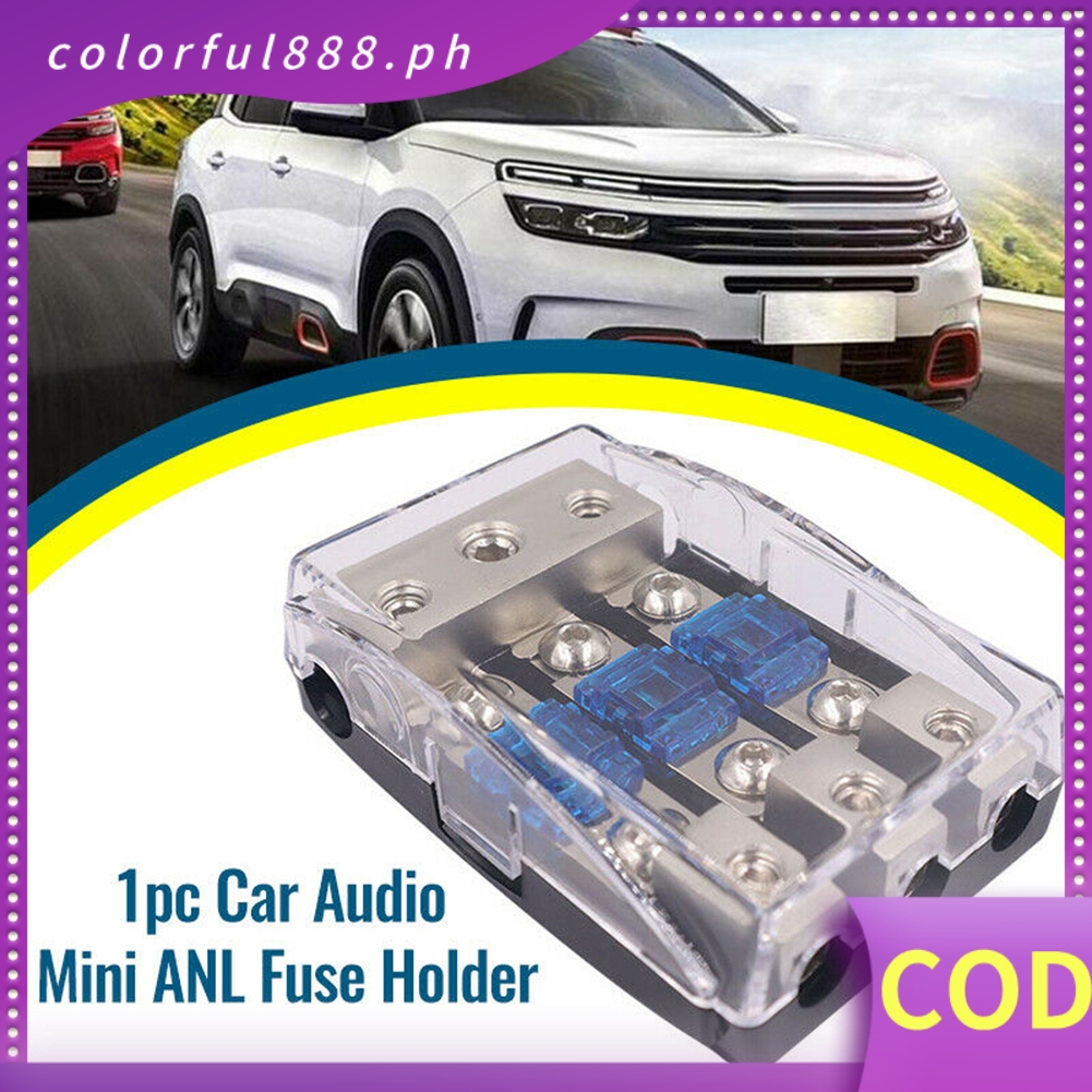 [CFU]2/3/4 Way Mini ANL Blade Fuse Holder Stereo Car Audio Power ...