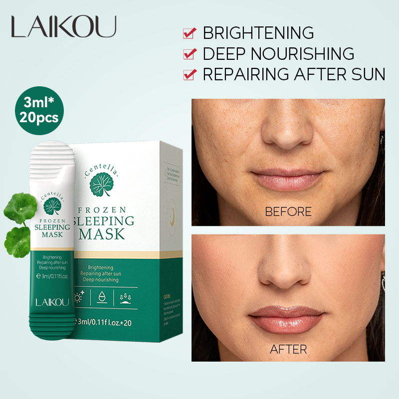 LAIKOU Centella Asiatica Soothing Face Mask Night Sleeping Mask No