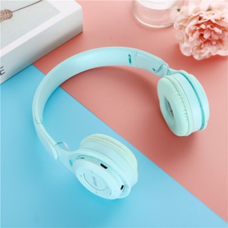 Promo Headset Bluetooth Bando Macaron Y08 Headphone Bass Stereo