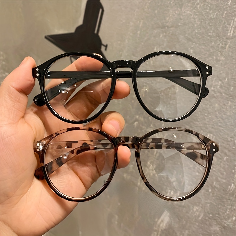 Round Blue Light Blocking Glasses,Spectacles Lens,Computer Reading ...