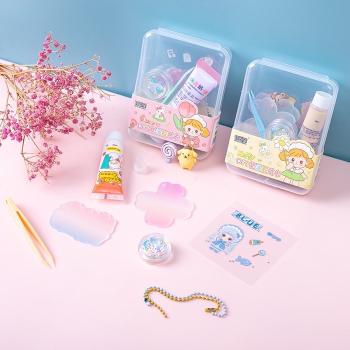 Cream Glue Handmade Set Educational diy Toy Cream Glue Gift Box ...