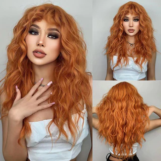 Shop orange wig for Sale on Shopee Philippines