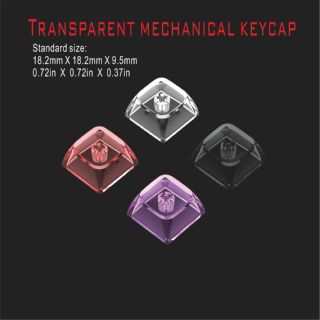 Multi-color Anti-scratch Translucent Abs Resin Ladybug Bat Keycaps Suitable  For Cross Axis Mechanical Keyboard Accessories - Temu Philippines