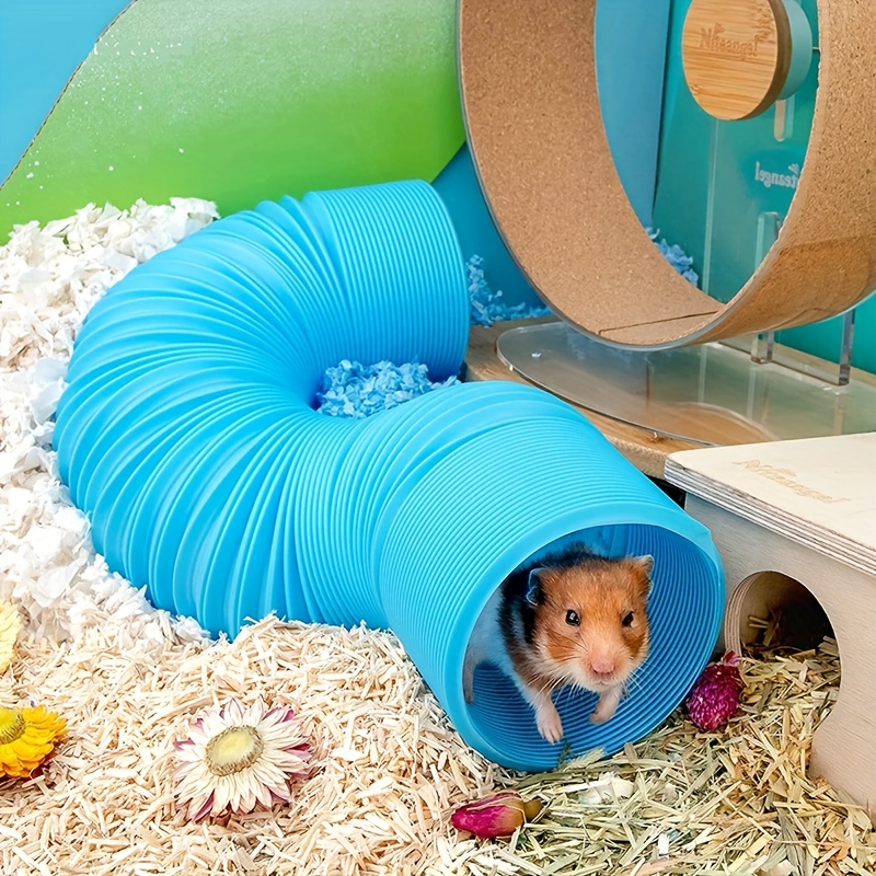 1pc Small Pet Tunnel To Relieve Boredom, Self Hi Telescopic Pipe ...