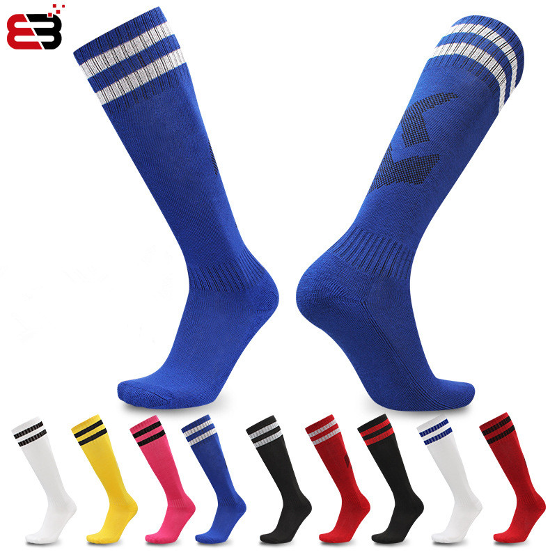 Adult children football socks anti slip sweat absorbent training socks