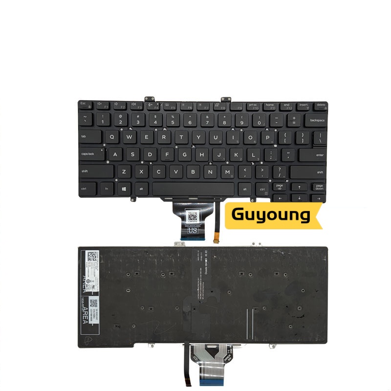 Gintai Tastiera Francese AZERTY Retroilluminata Per Dell Latitude (7400, 7410, 5400, 5401, 5410, 5411, 3400)